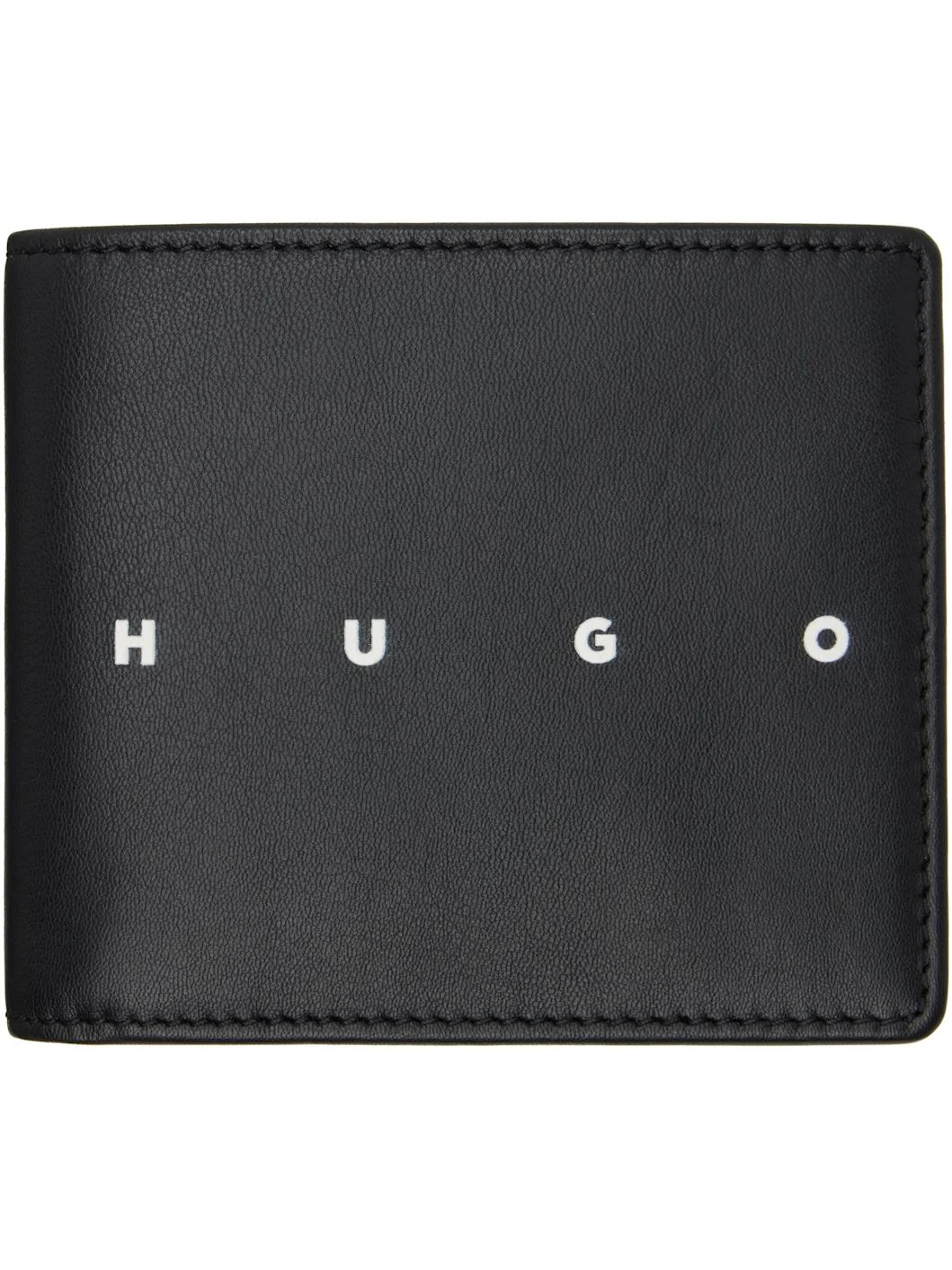Black Leather Wallet - 1