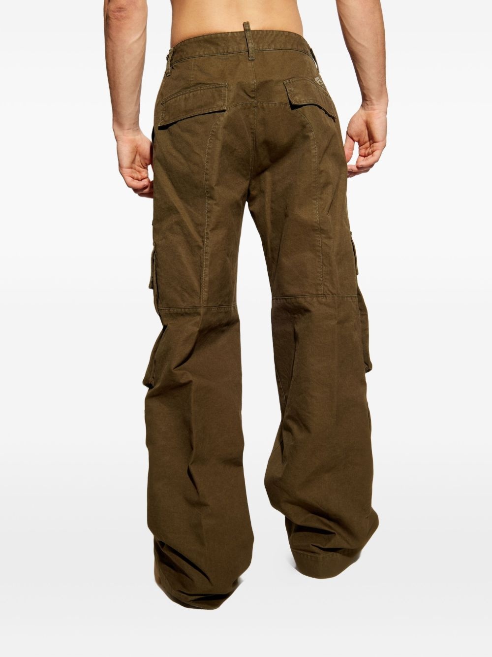 multi-pocket cargo trousers - 4