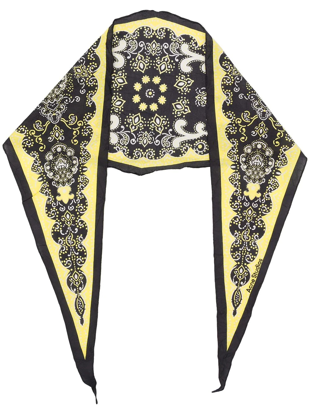 paisley diamond shape scarf - 1