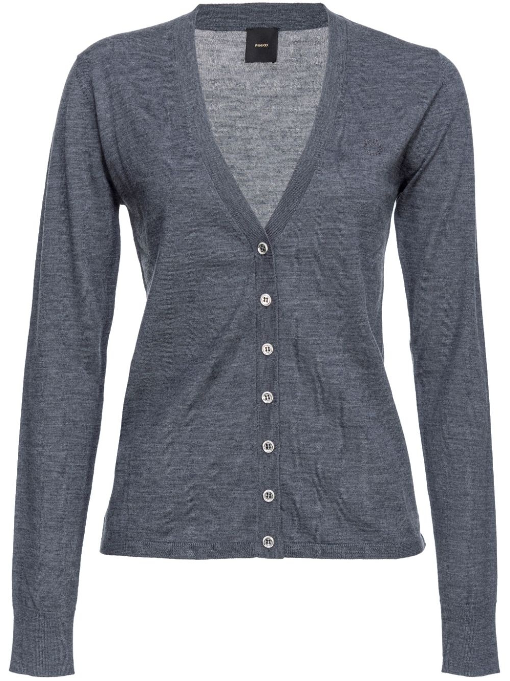 v-neck wool cardigan - 1