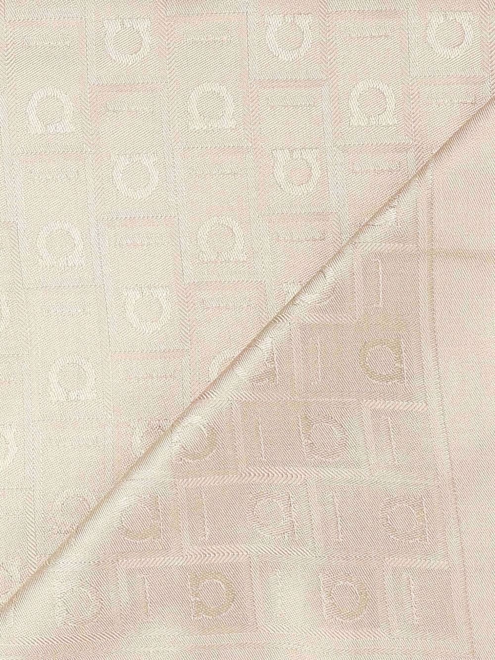 Gancini-pattern scarf - 3