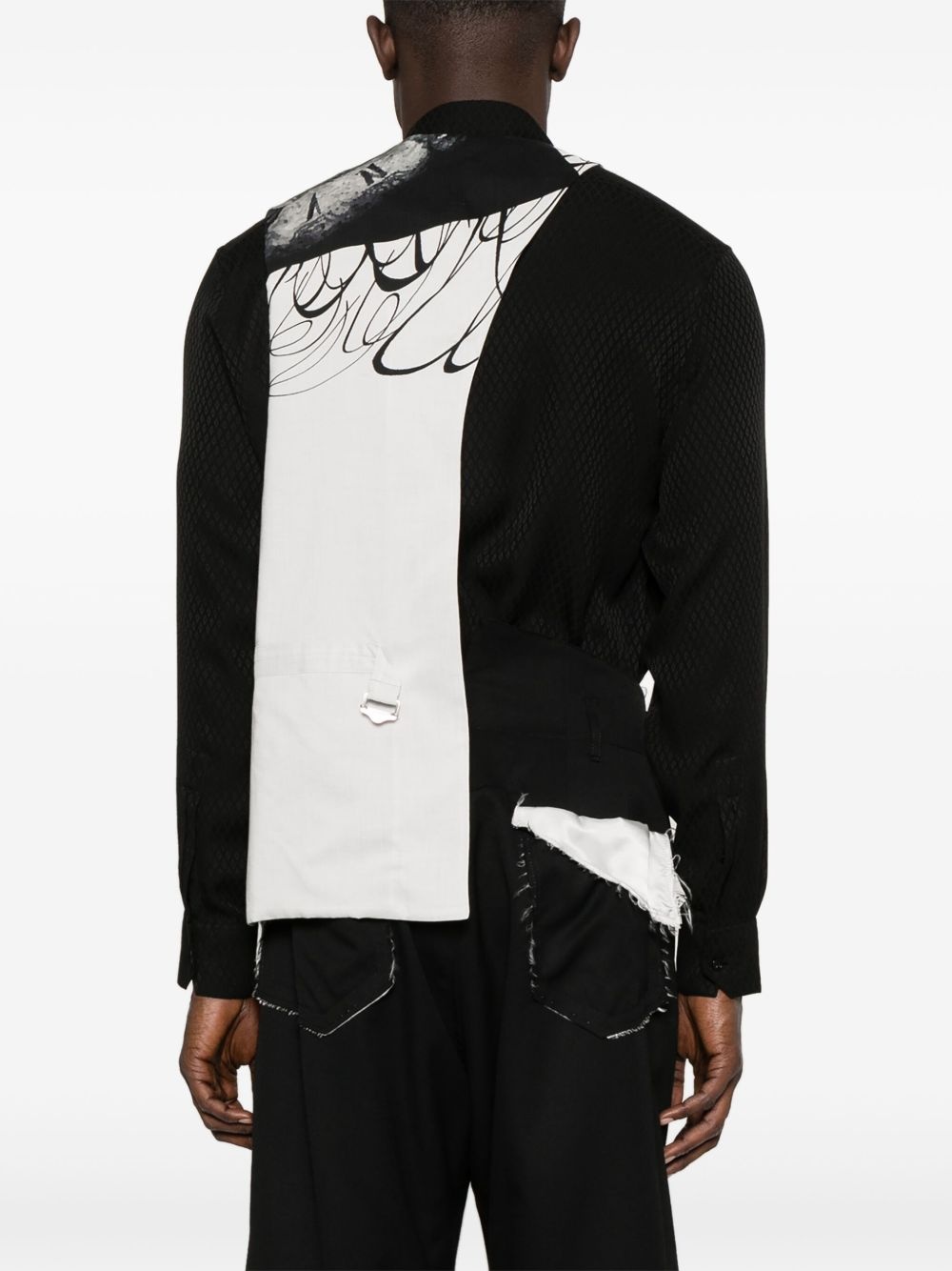 asymmetric waistcoat - 4