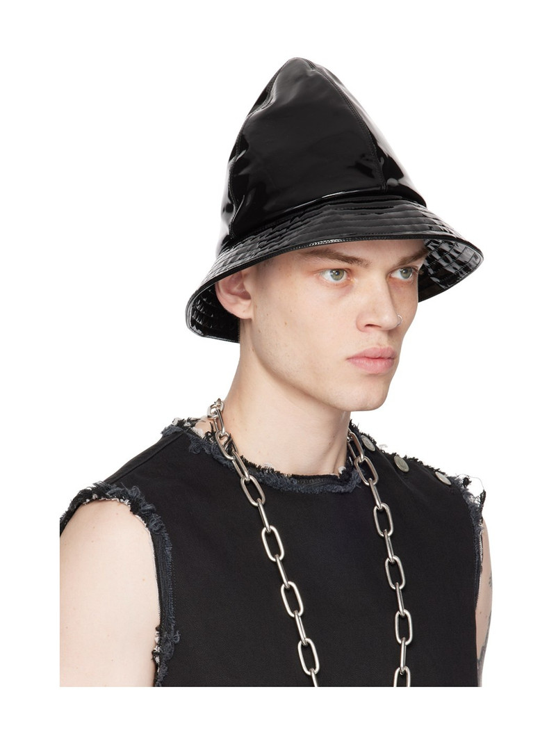 Raf Simons Black Paneled Bucket Hat outlook