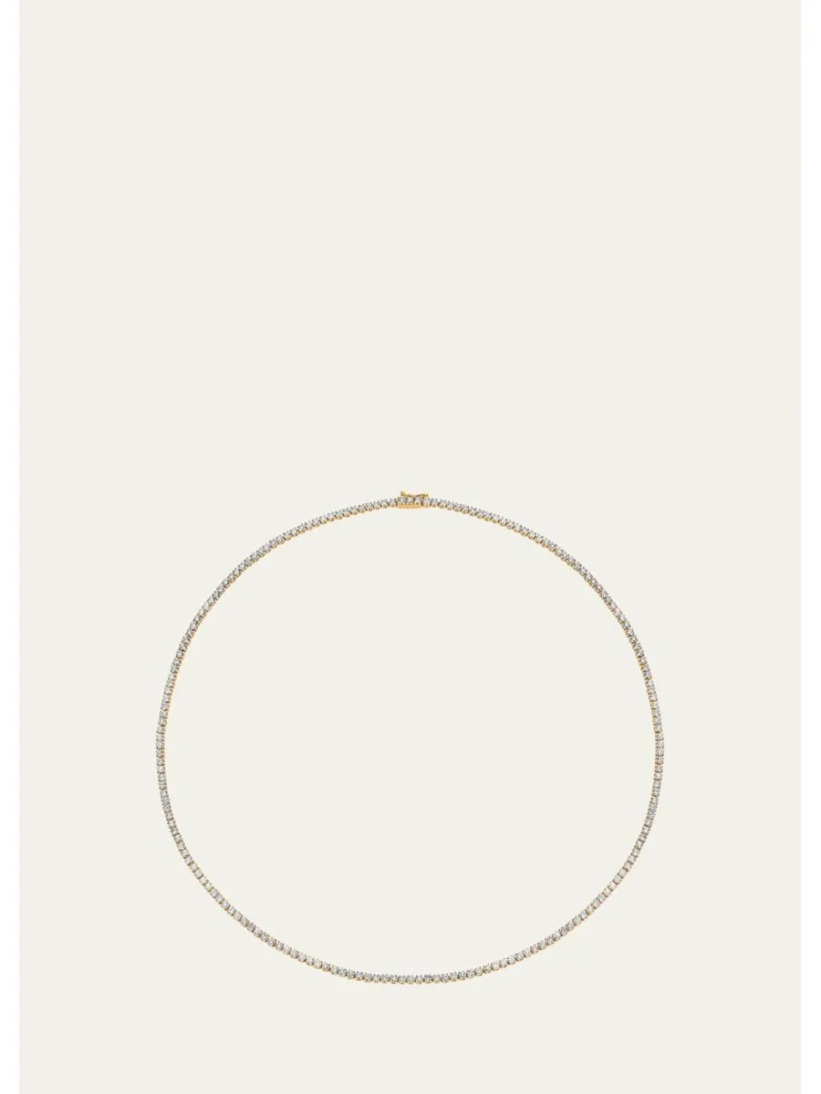 18K Rose Gold Diamond Hepburn Choker - 1