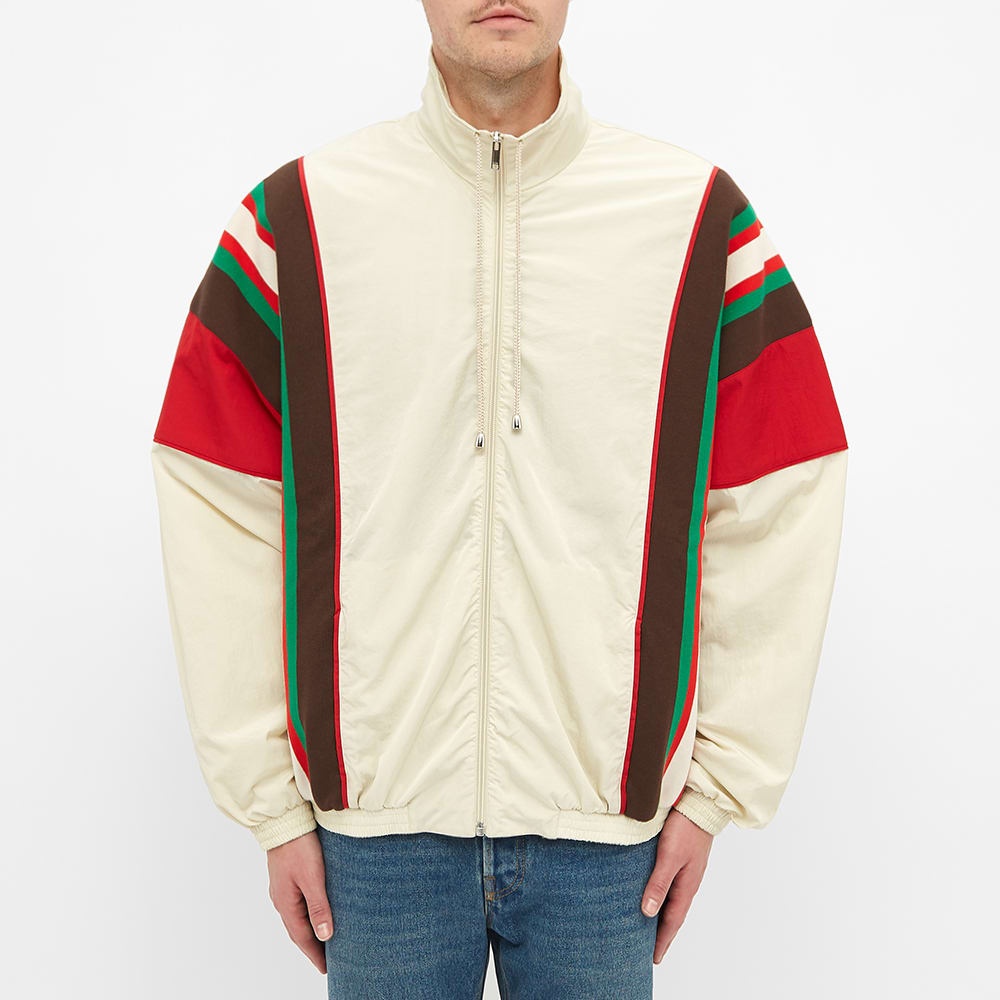 Gucci GRG Web Crinkle Nylon Track Jacket - 6