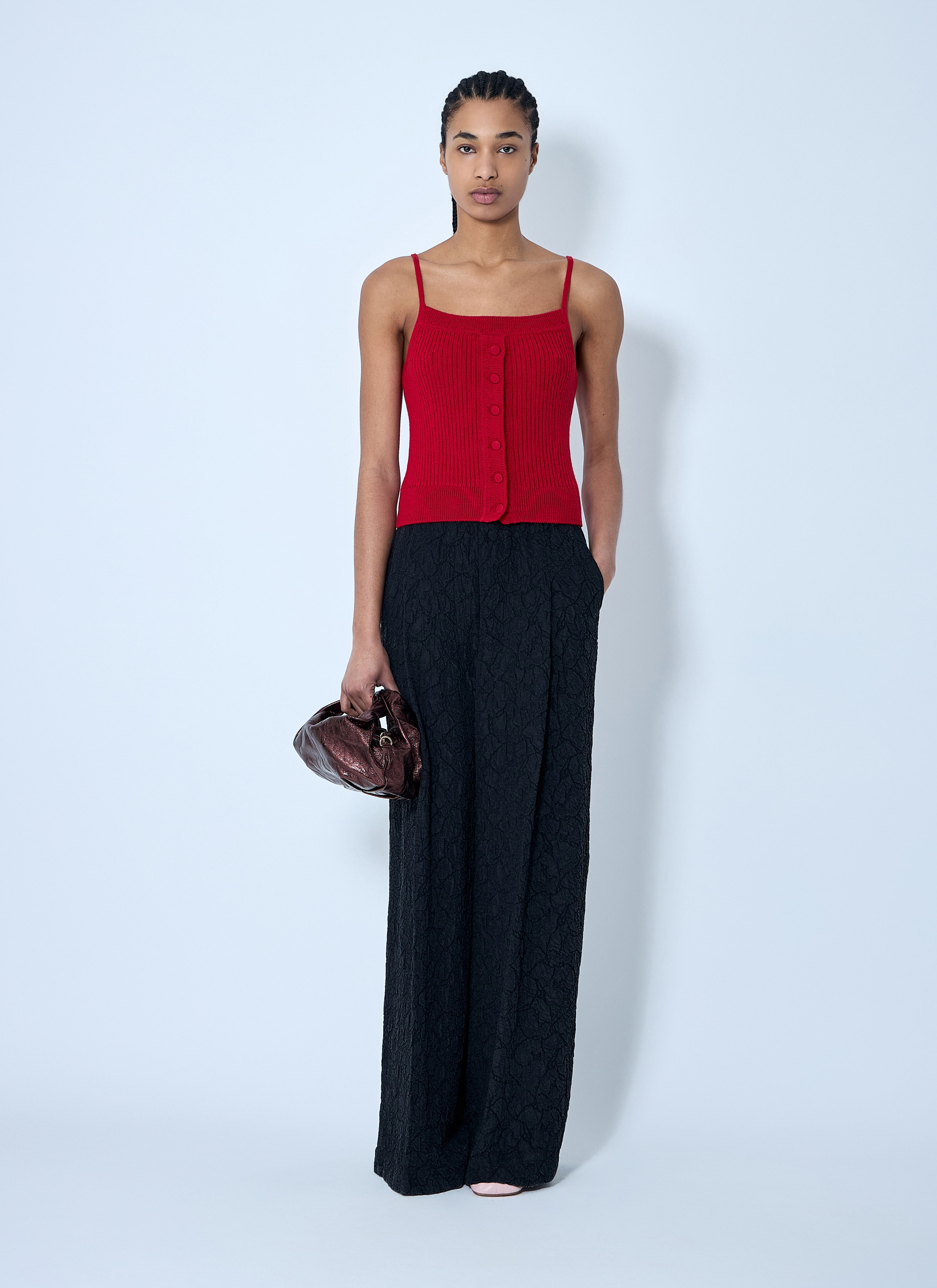 Dries Van Noten Women Rib Tank Top - 2