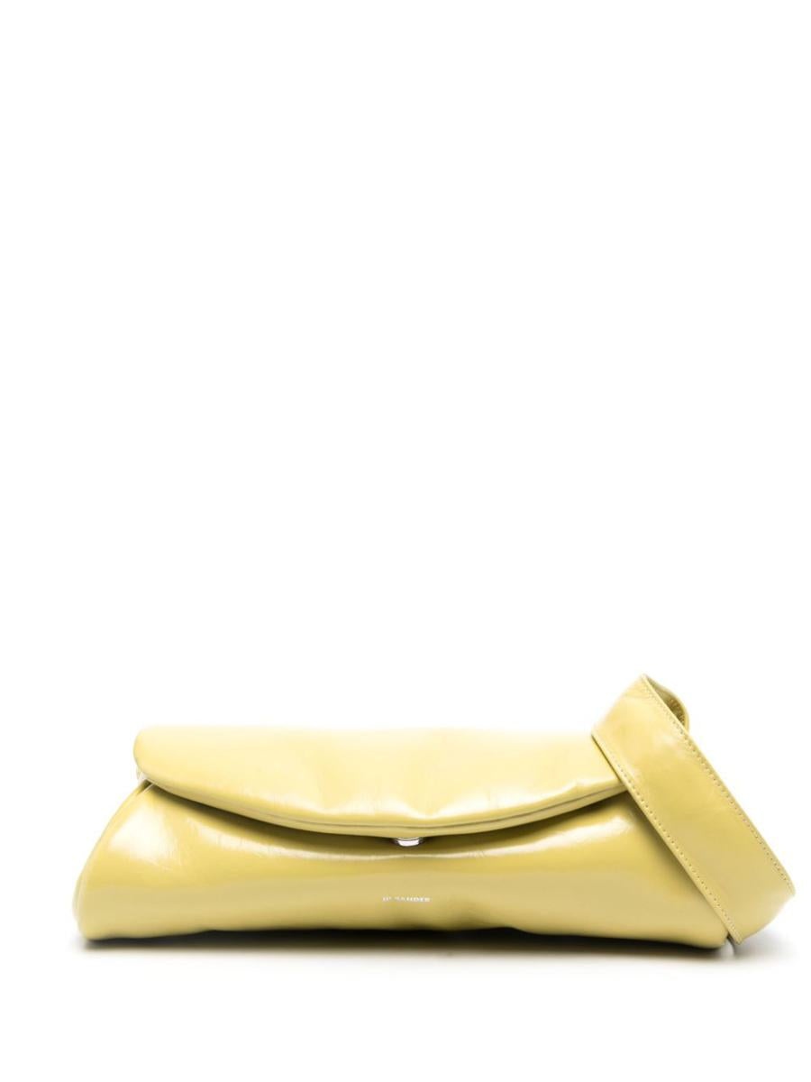 JIL SANDER CANNOLO PADDED LARGE LEATHER SHOULDER BAG - 1