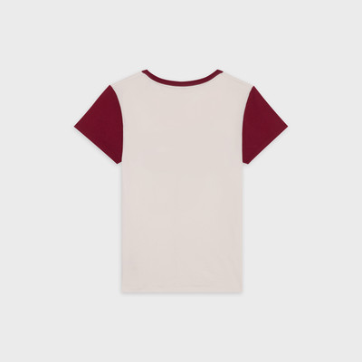 CELINE T-SHIRT IN FLOCKED COTTON outlook