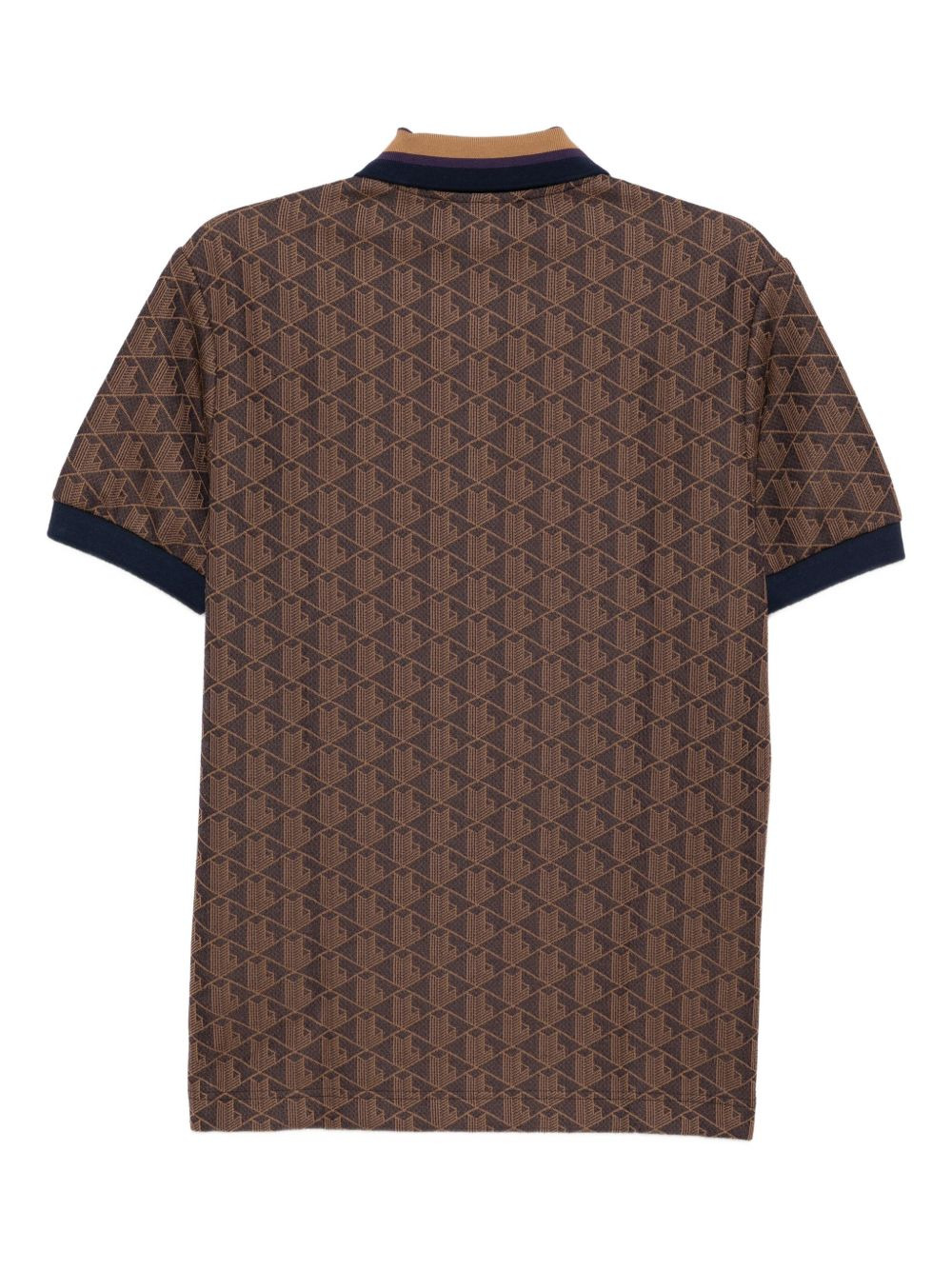 monogram-jacquard polo shirt - 2