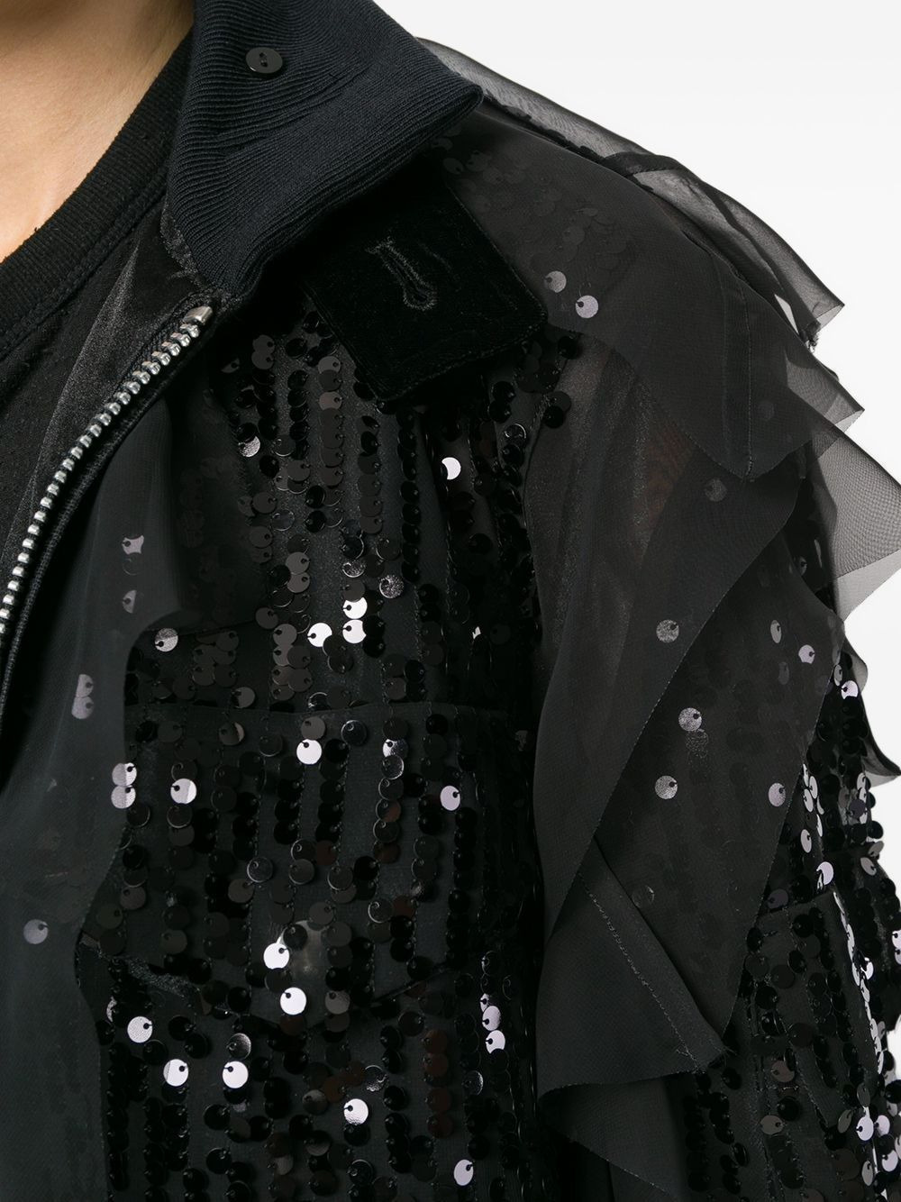 sequin bomber jacket - 5