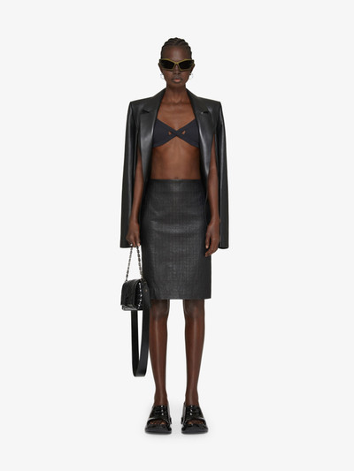 Givenchy SKIRT IN 4G LEATHER outlook