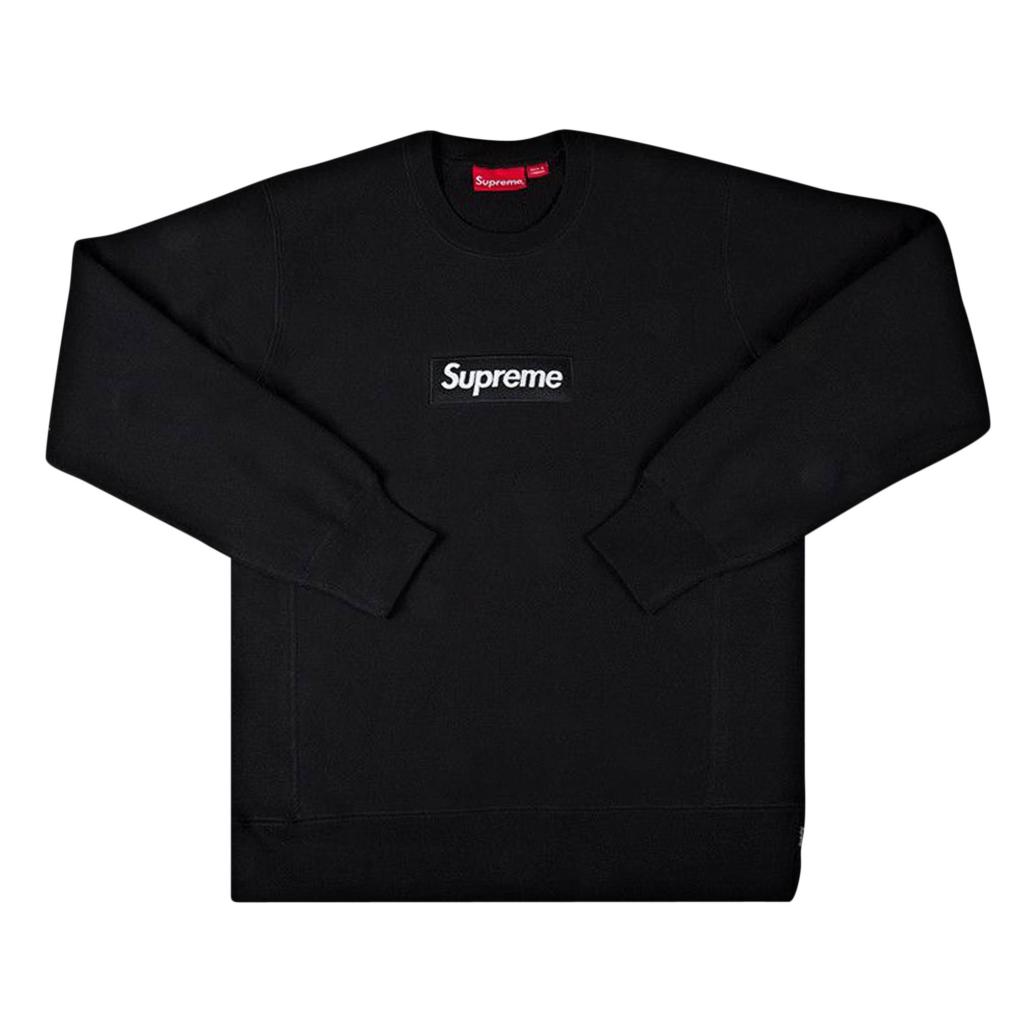 Supreme Box Logo Crewneck 'Black' - 1