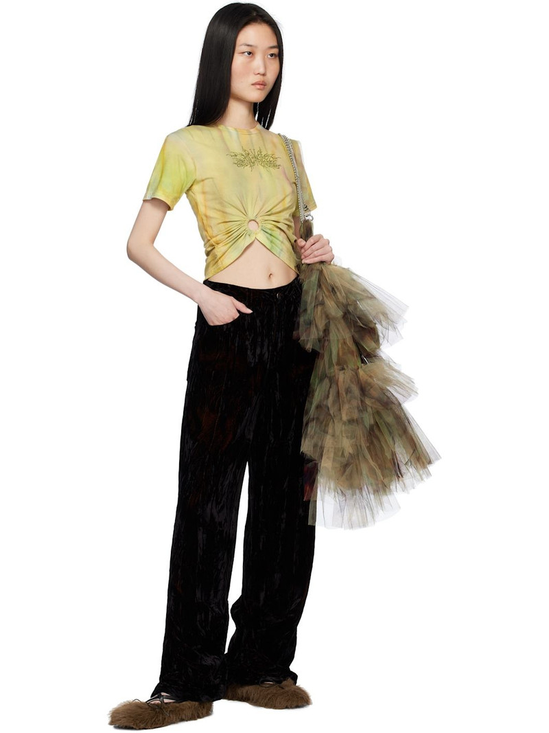 Collina Strada Black Velvet Dante Trousers outlook