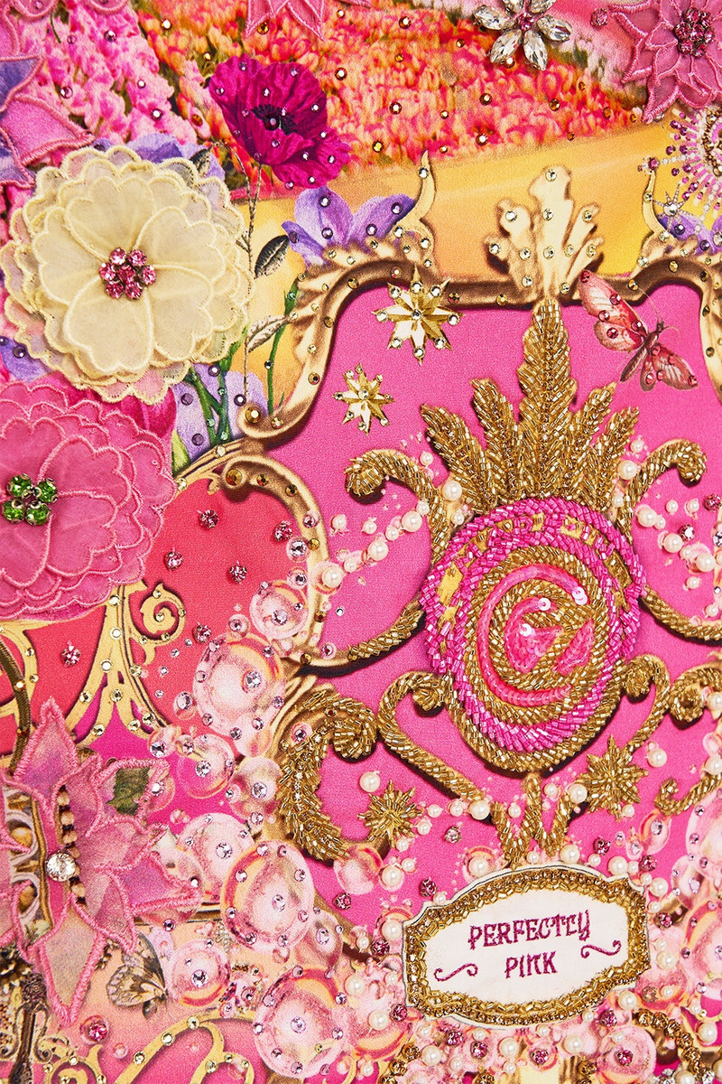 HAND EMBELLISHED MINI SKIRT 6