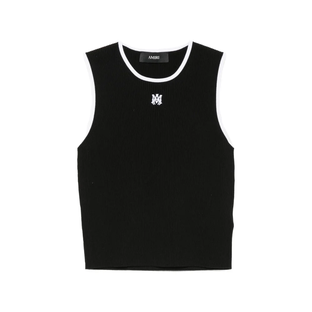 Amiri Black Tops - Vests & Tank Tops Women - 1