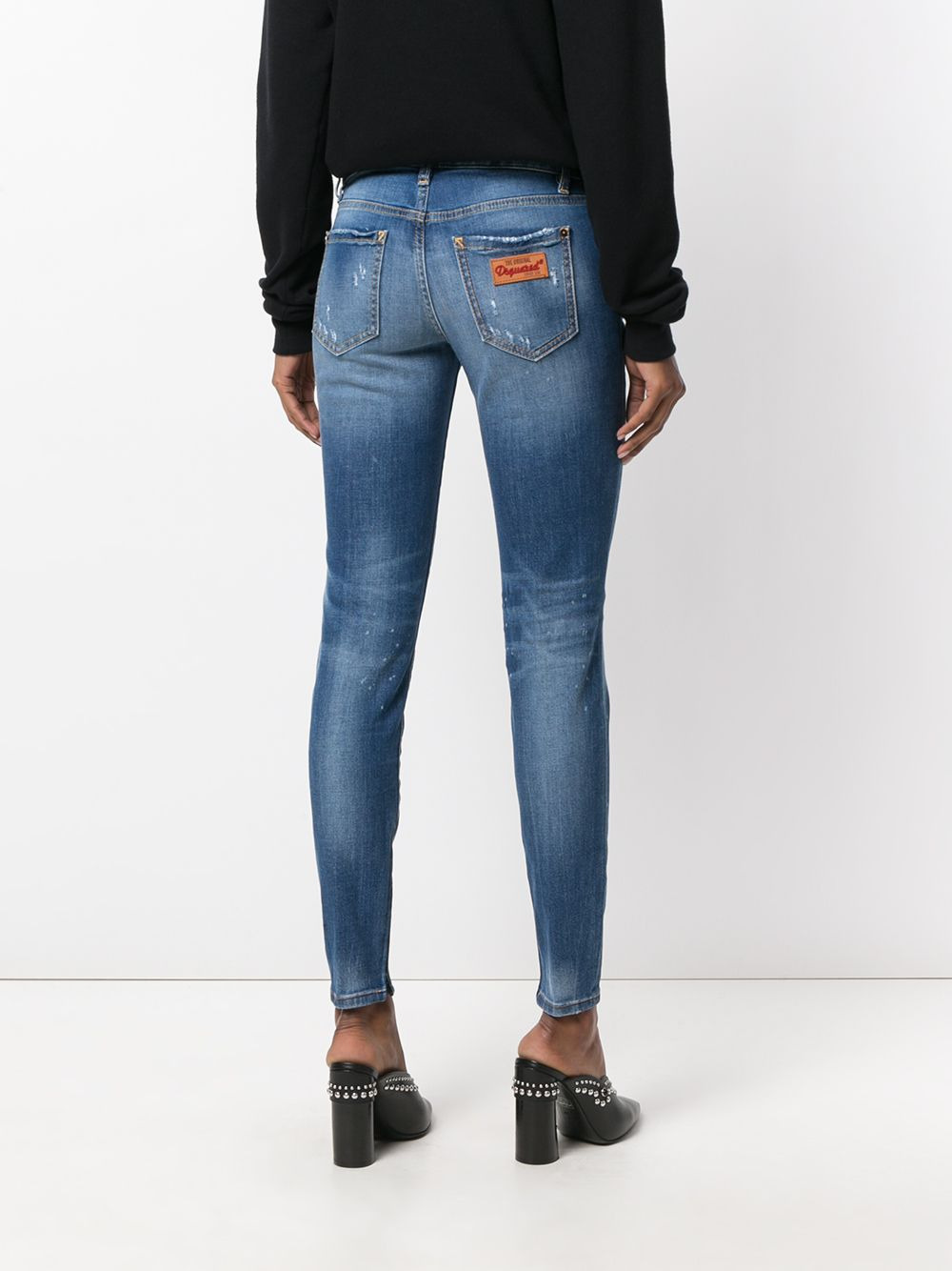 medium-waisted Twiggy jeans - 4
