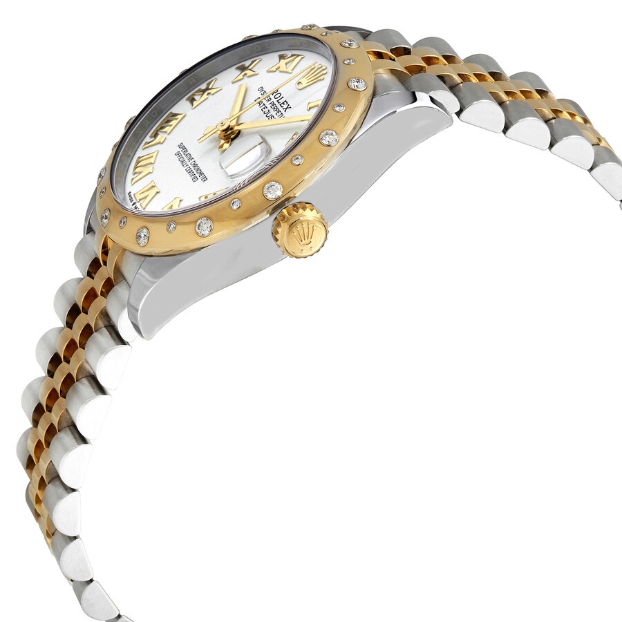 Rolex Datejust 31 White Dial Automatic Ladies Steel and 18kt Yellow Gold Jubilee Watch 278343WRJ - 2
