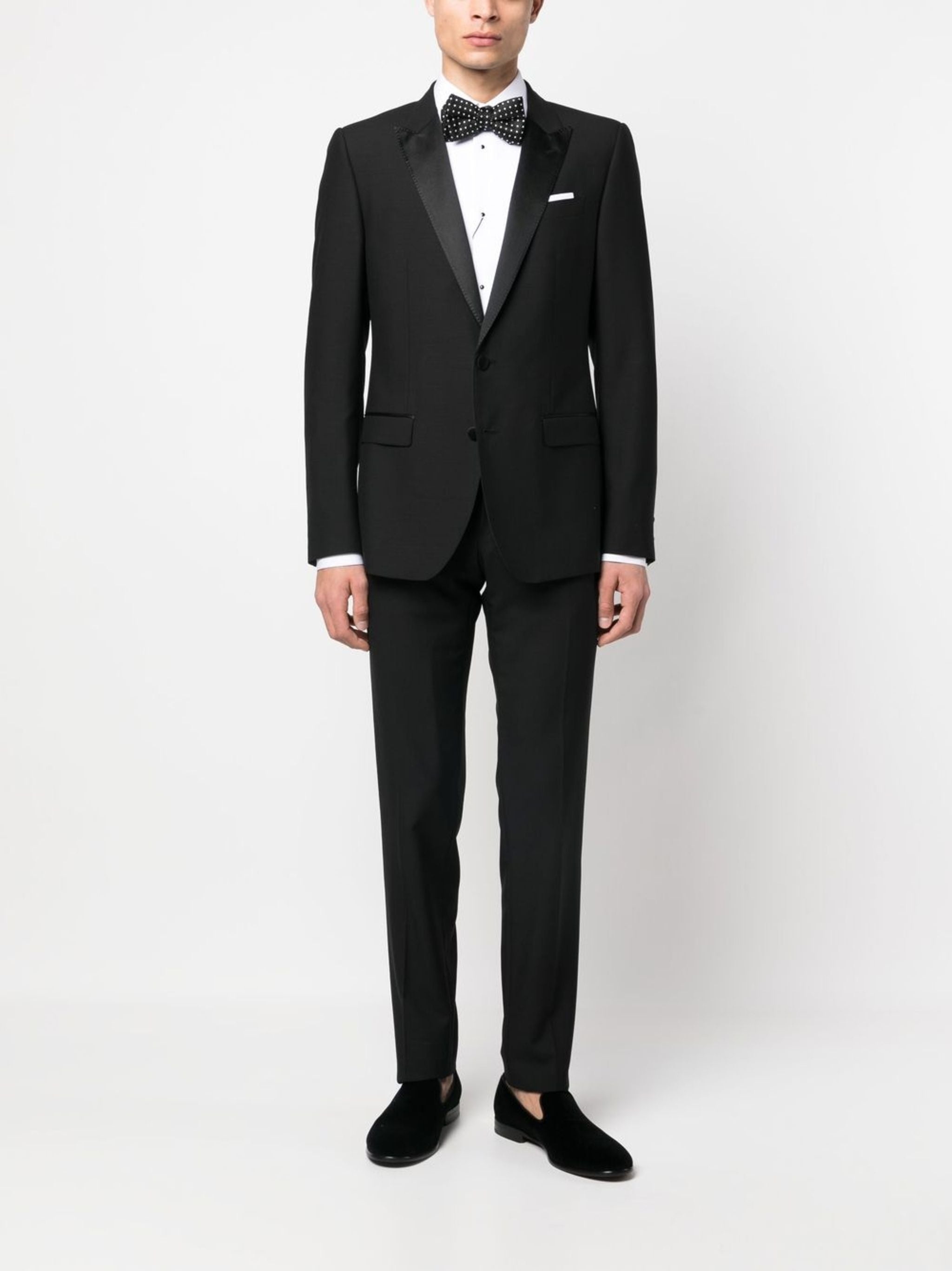 CONTRASTING TUXEDO SHIRT - 2