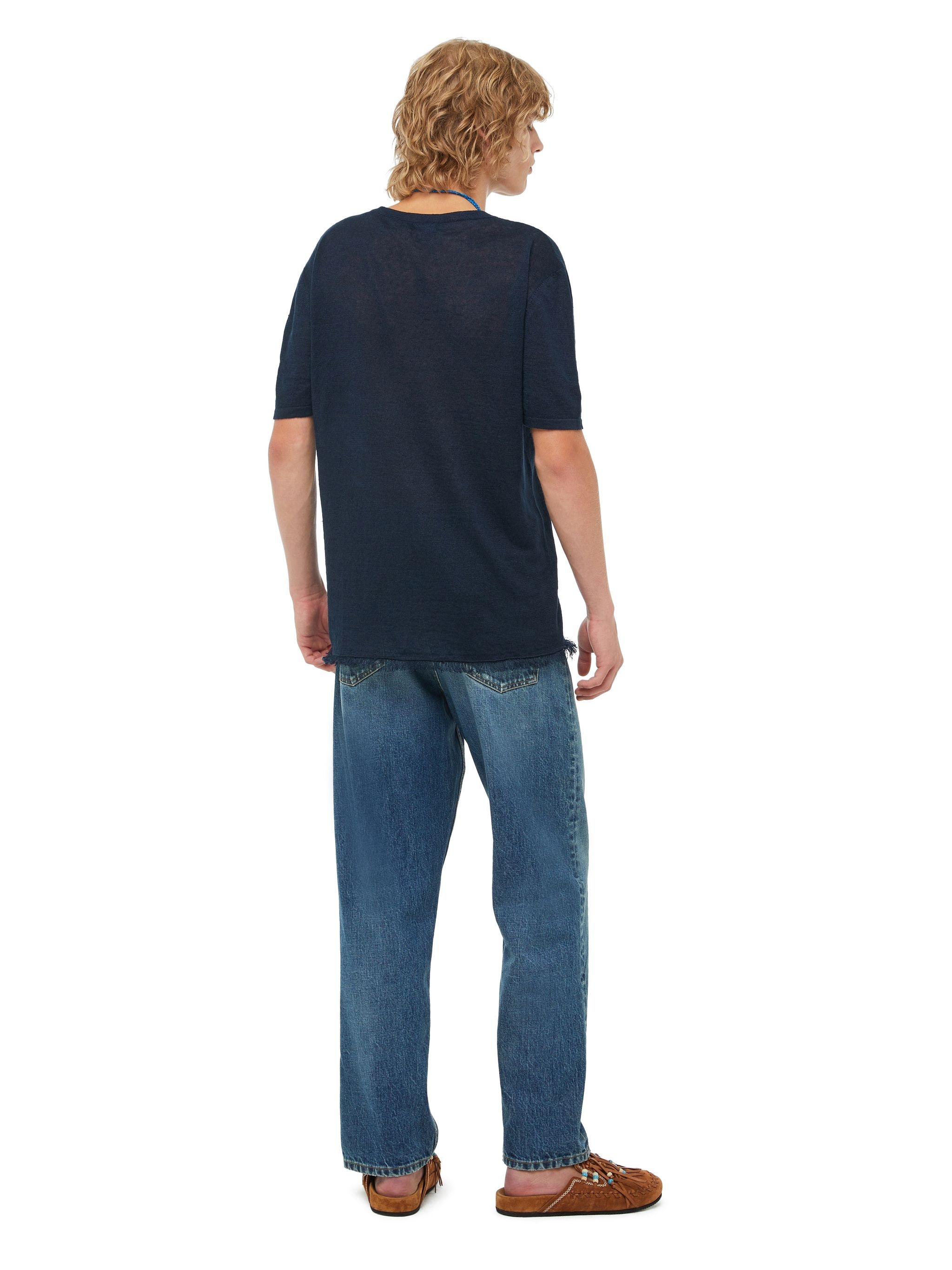 Linen Knit T-Shirt - 6