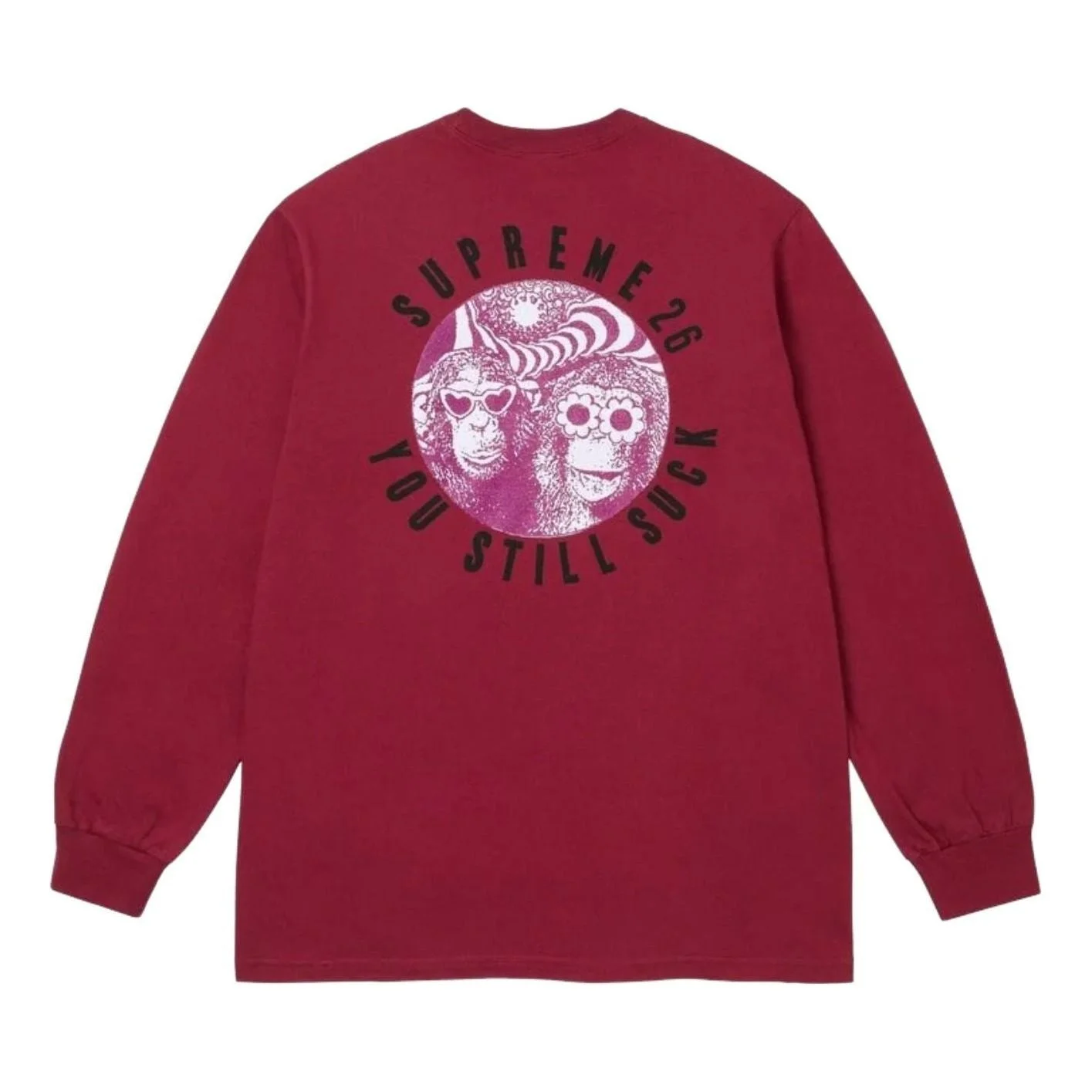 Supreme FW26 You Still Sk L/S T-Shirt 'Cardinal' SUP-FW26-006-CDL - 1