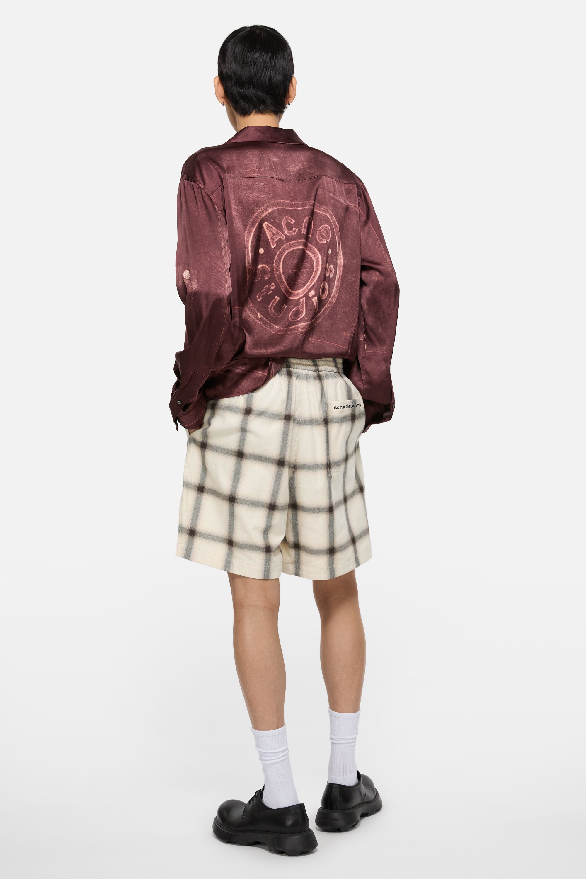 Check shorts - Beige/multi - 3