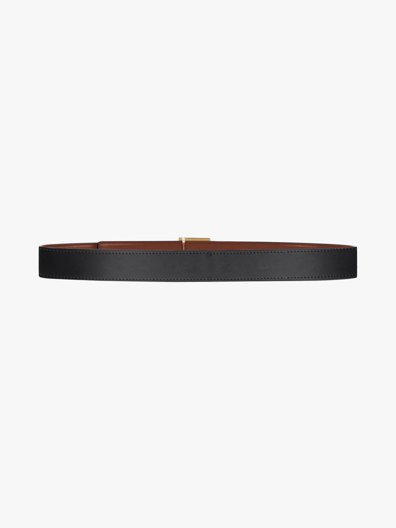 4G REVERSIBLE BELT IN LEATHER 4