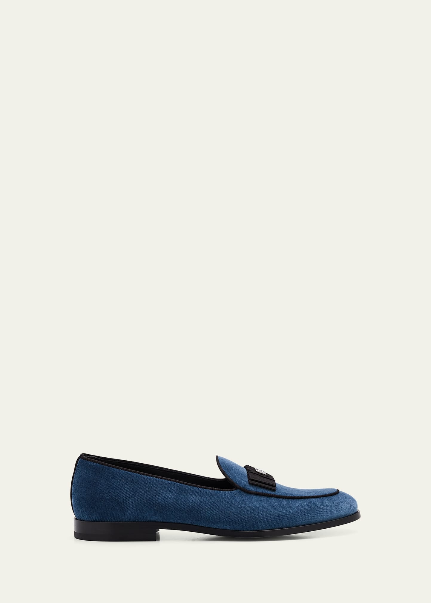 Men's Textile Smoking Slippers - 1