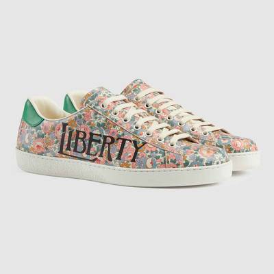 GUCCI Men's Ace Gucci Liberty floral sneaker outlook