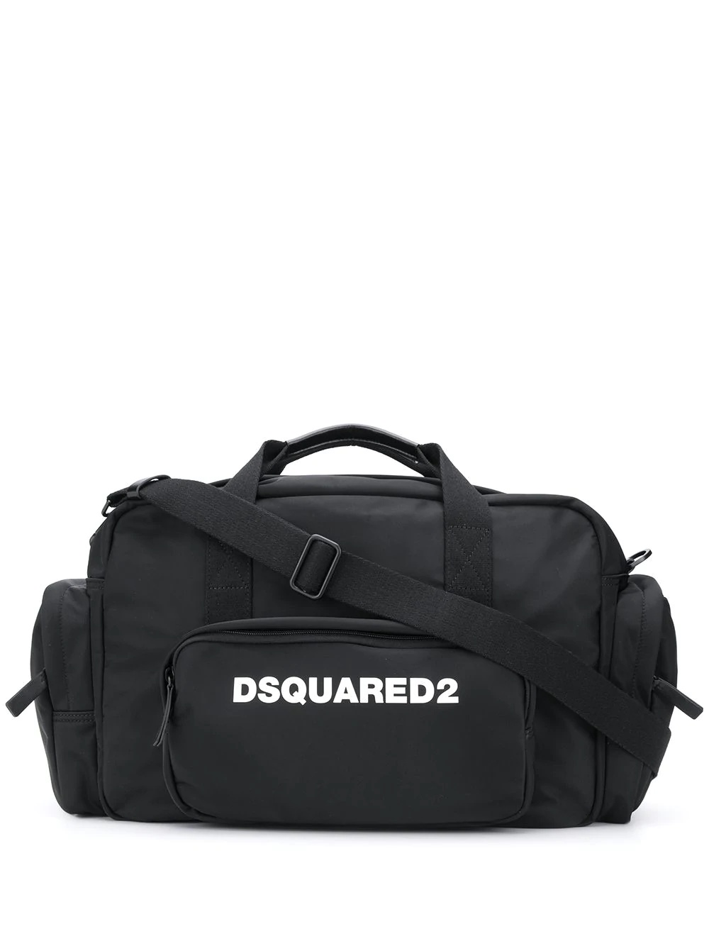 logo printed holdall bag - 1