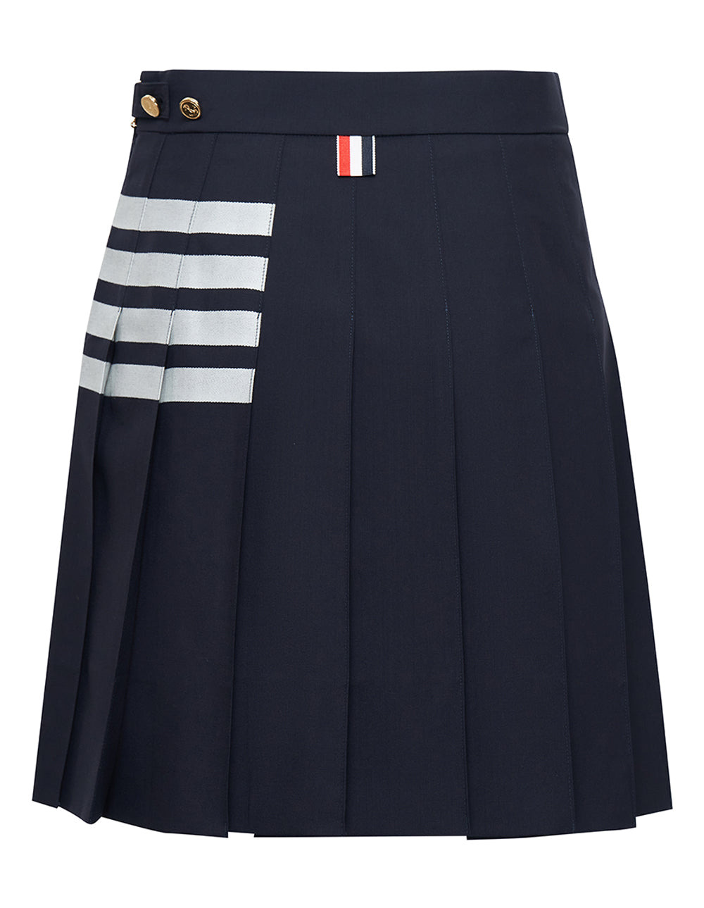 Mini Dropped Back Pleated Skirt - 2