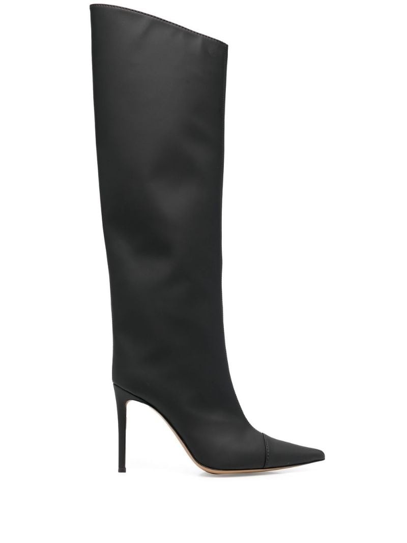 pointed toe knee-high boots - 1