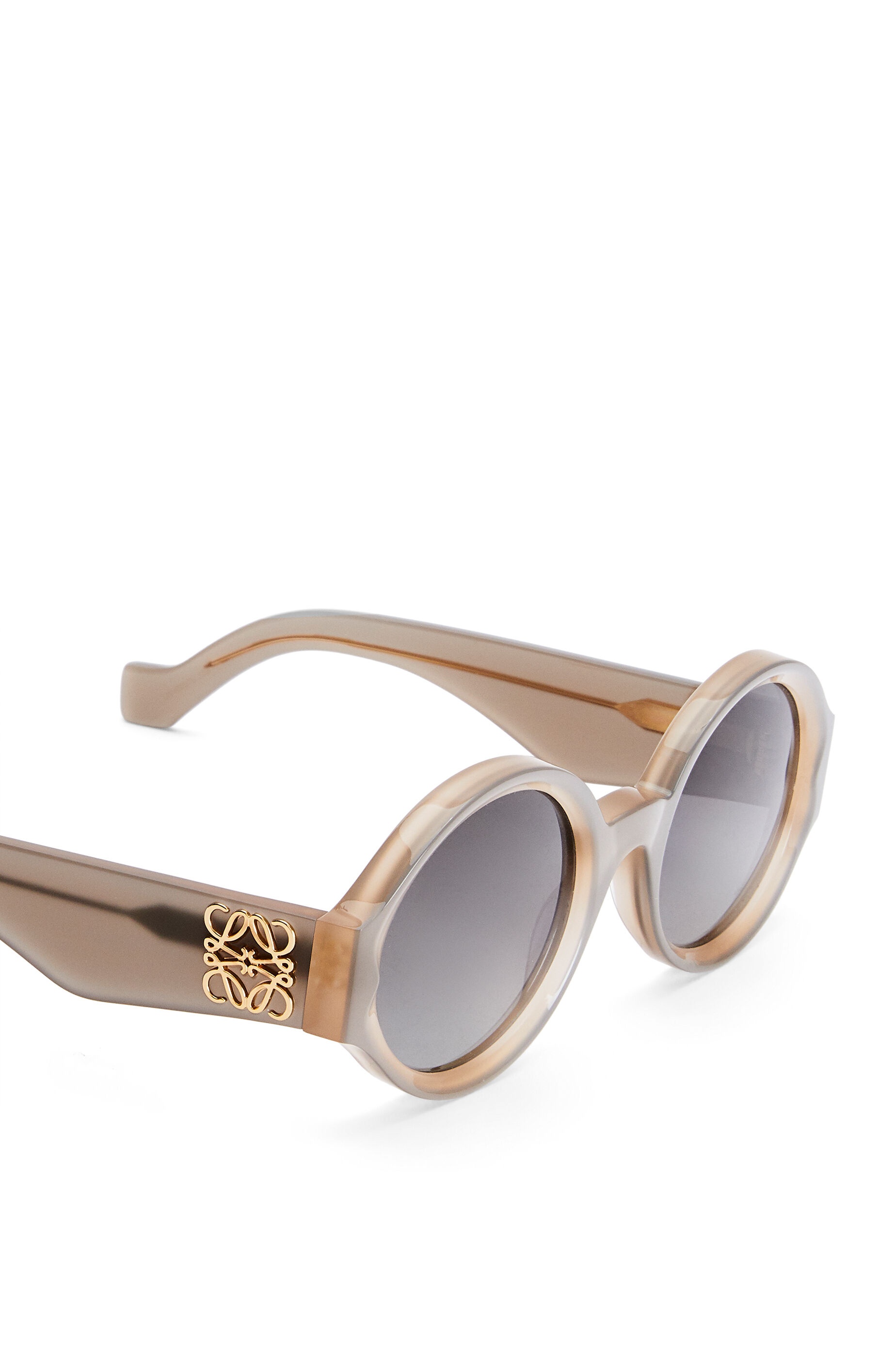 Chunky round sunglasses in acetate - 5