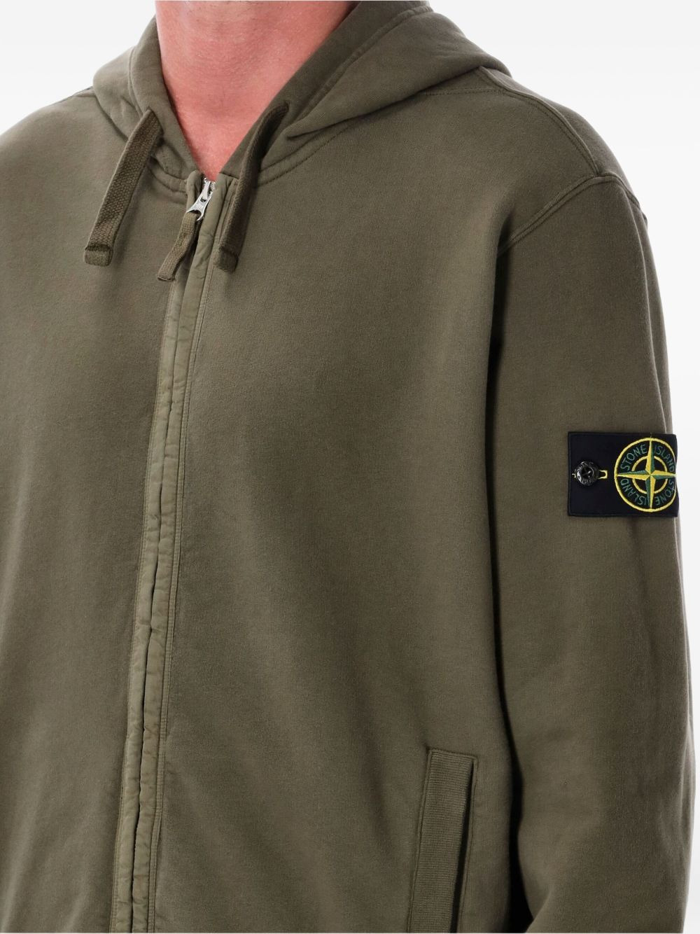 zip-front hoodie - 3
