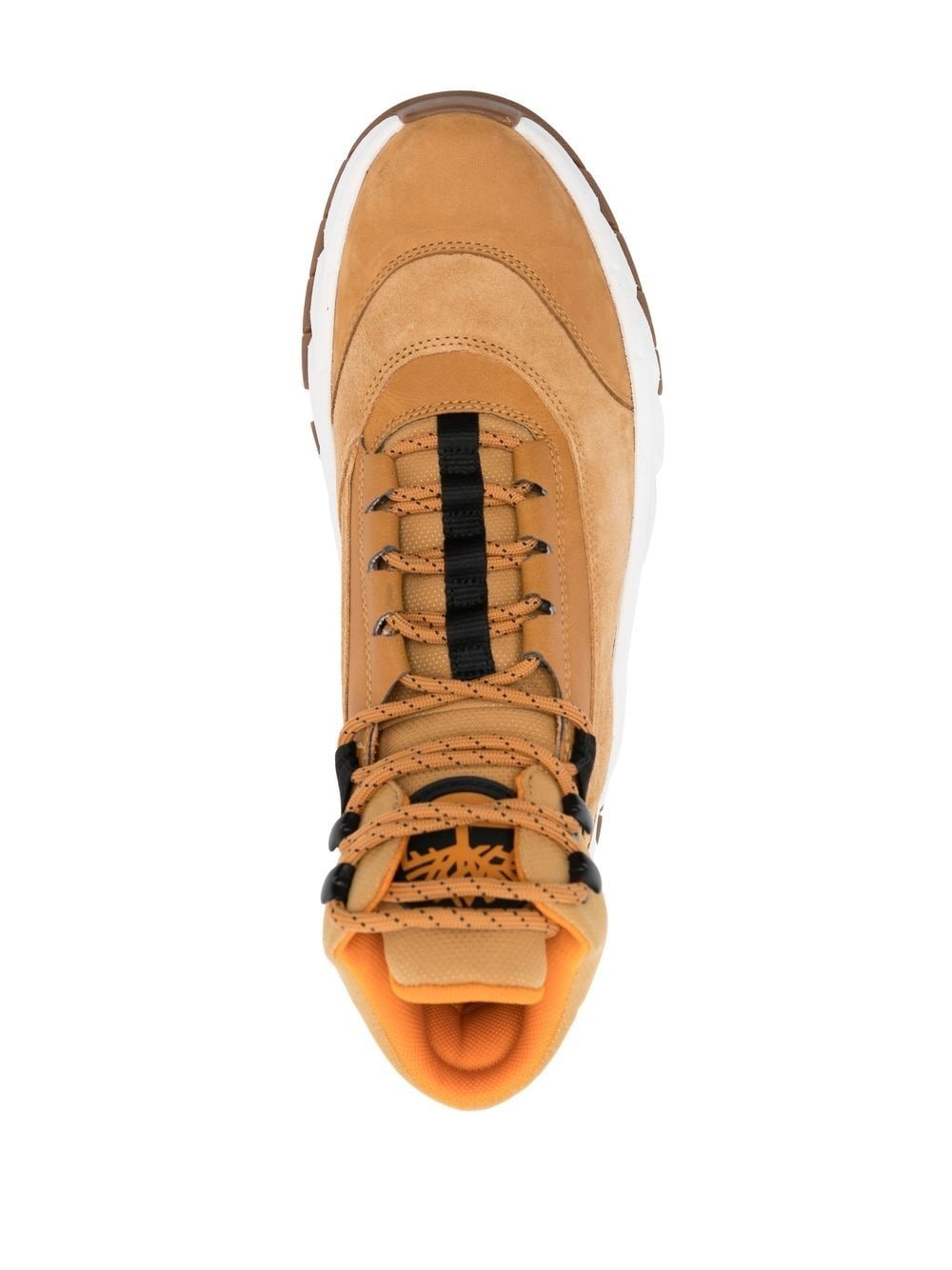 suede lace-up sneaker boots - 4