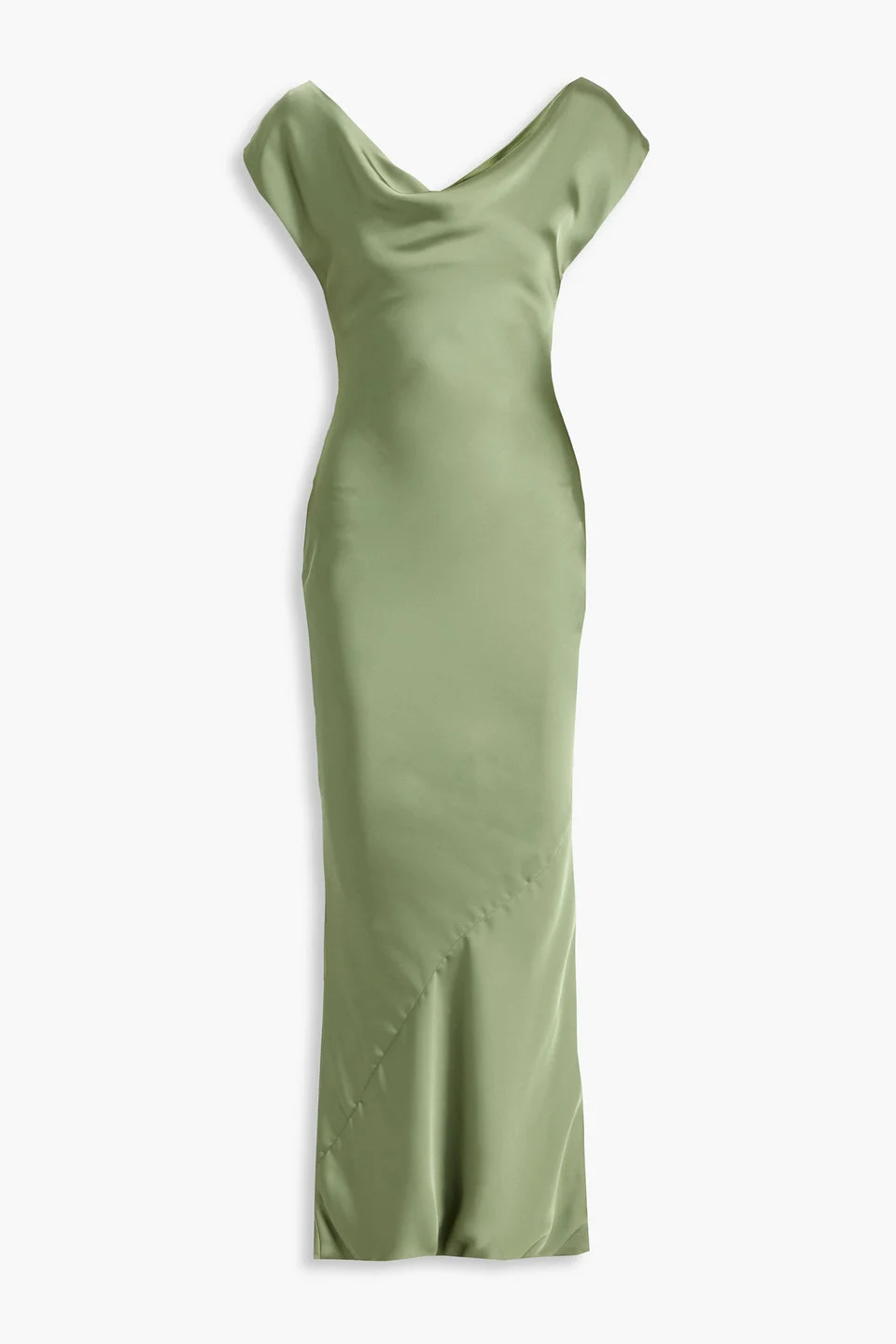 Maria draped satin gown - 1