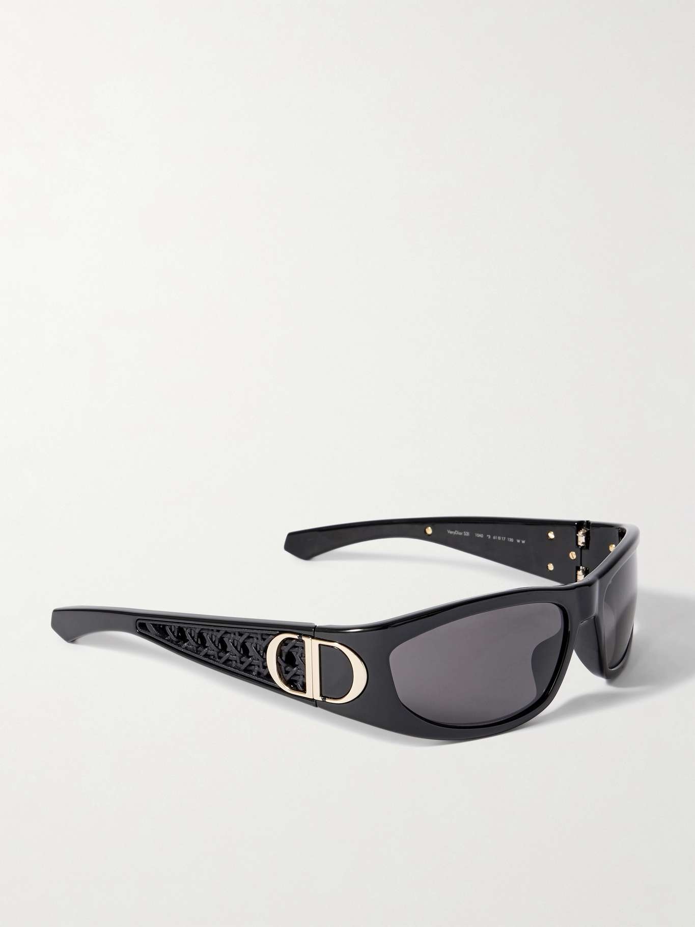 VeryDior S3I D-frame acetate sunglasses Black - 3