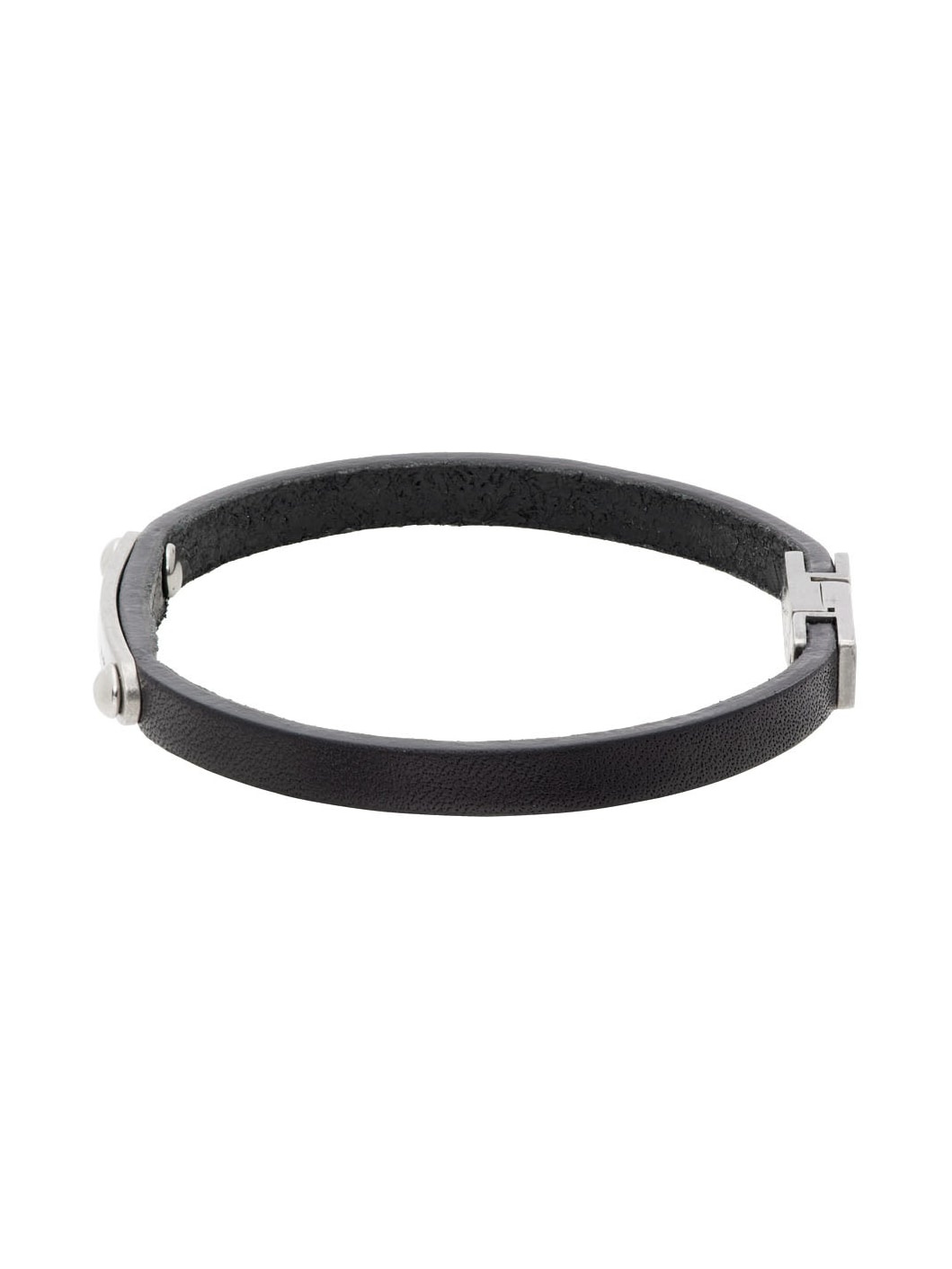 Black Thin ID Bracelet - 3