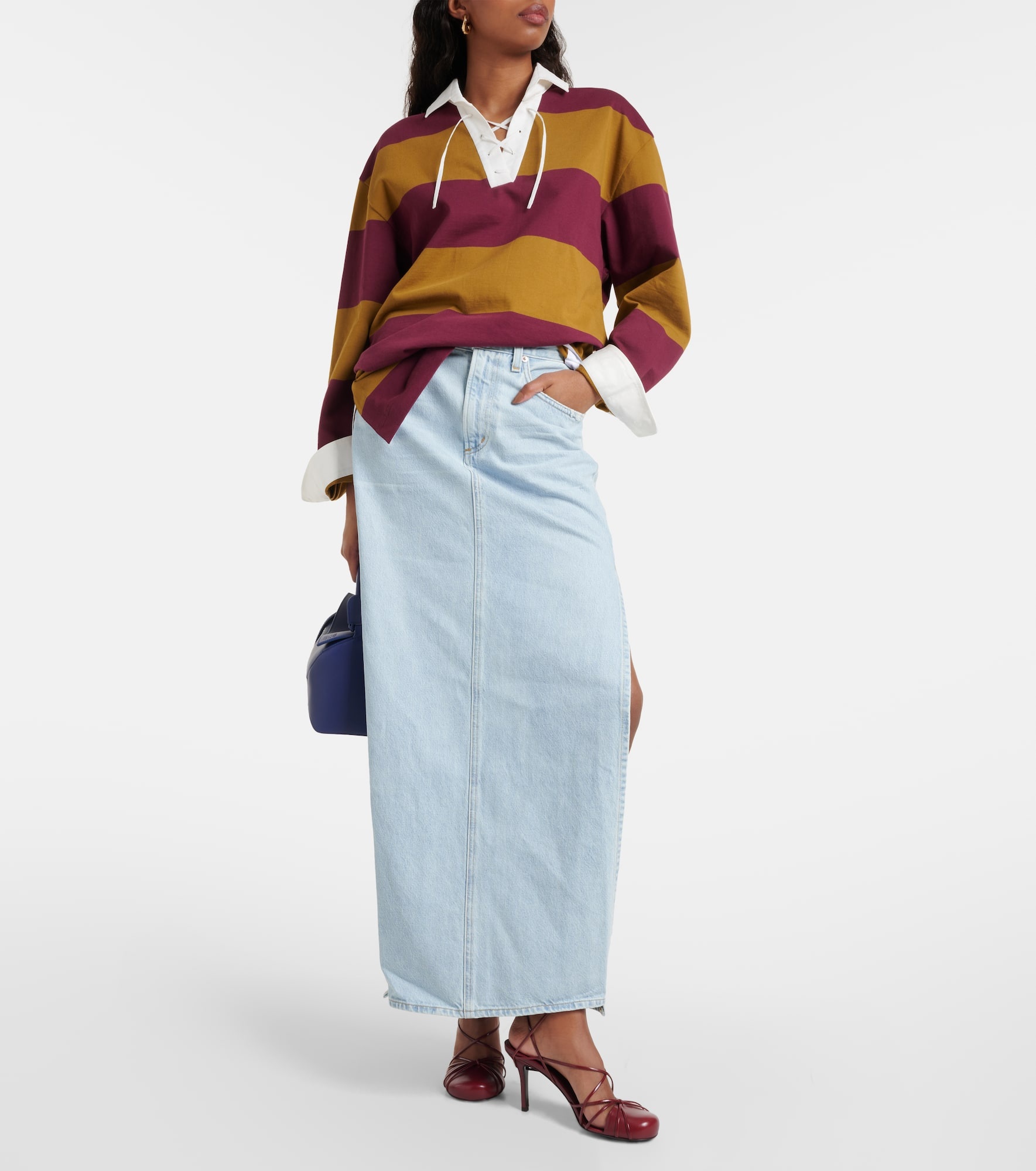 Astrid Slice denim maxi skirt - 2