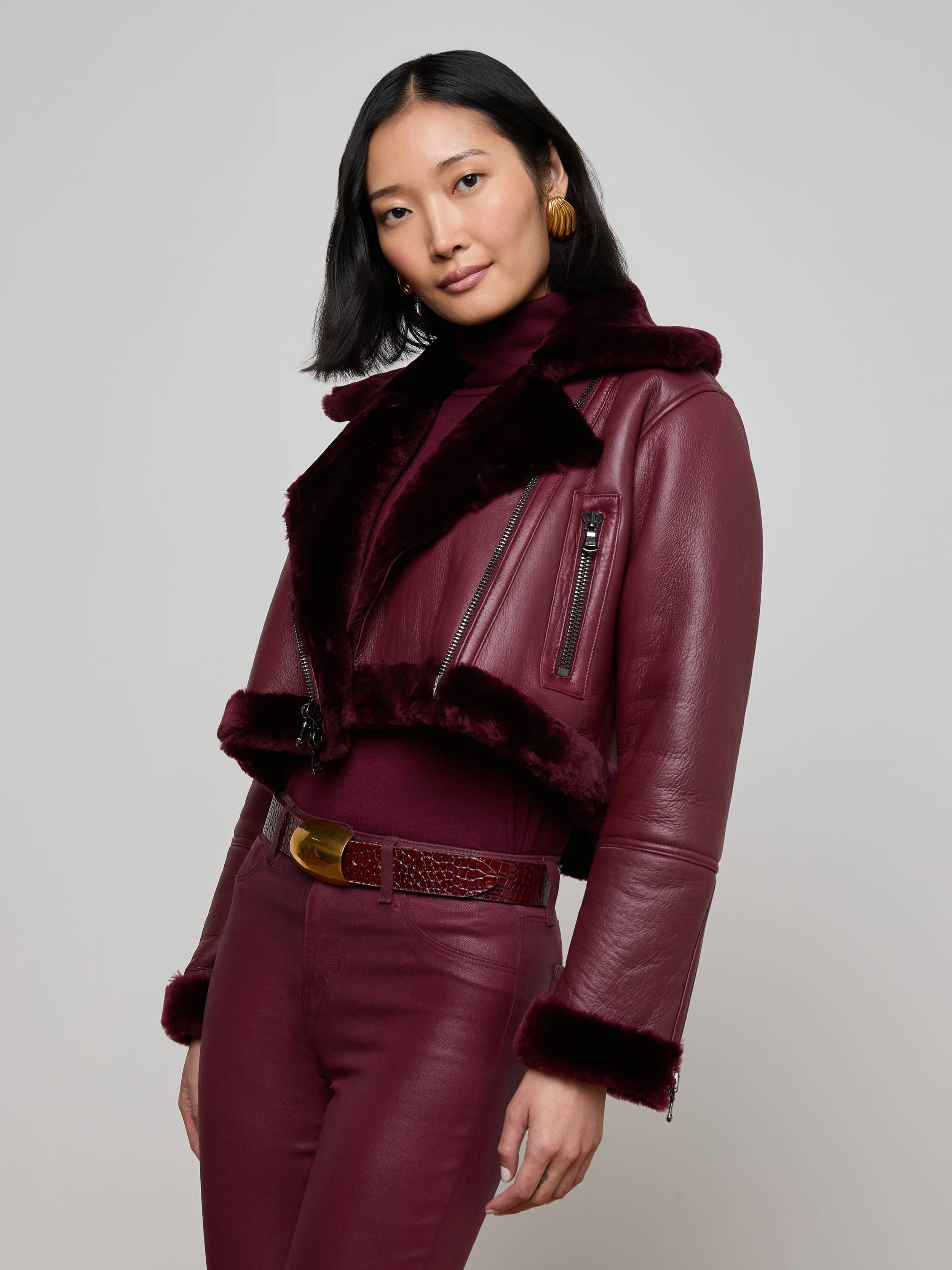 Pike Shearling Leather Jacket - 3