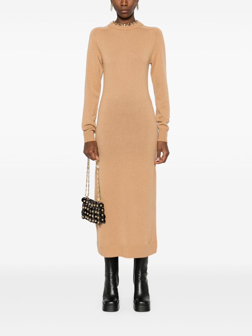 chain-embellished dress - 2