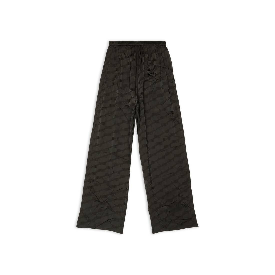Women's Bb Monogram Pyjama Pants in Black - 5