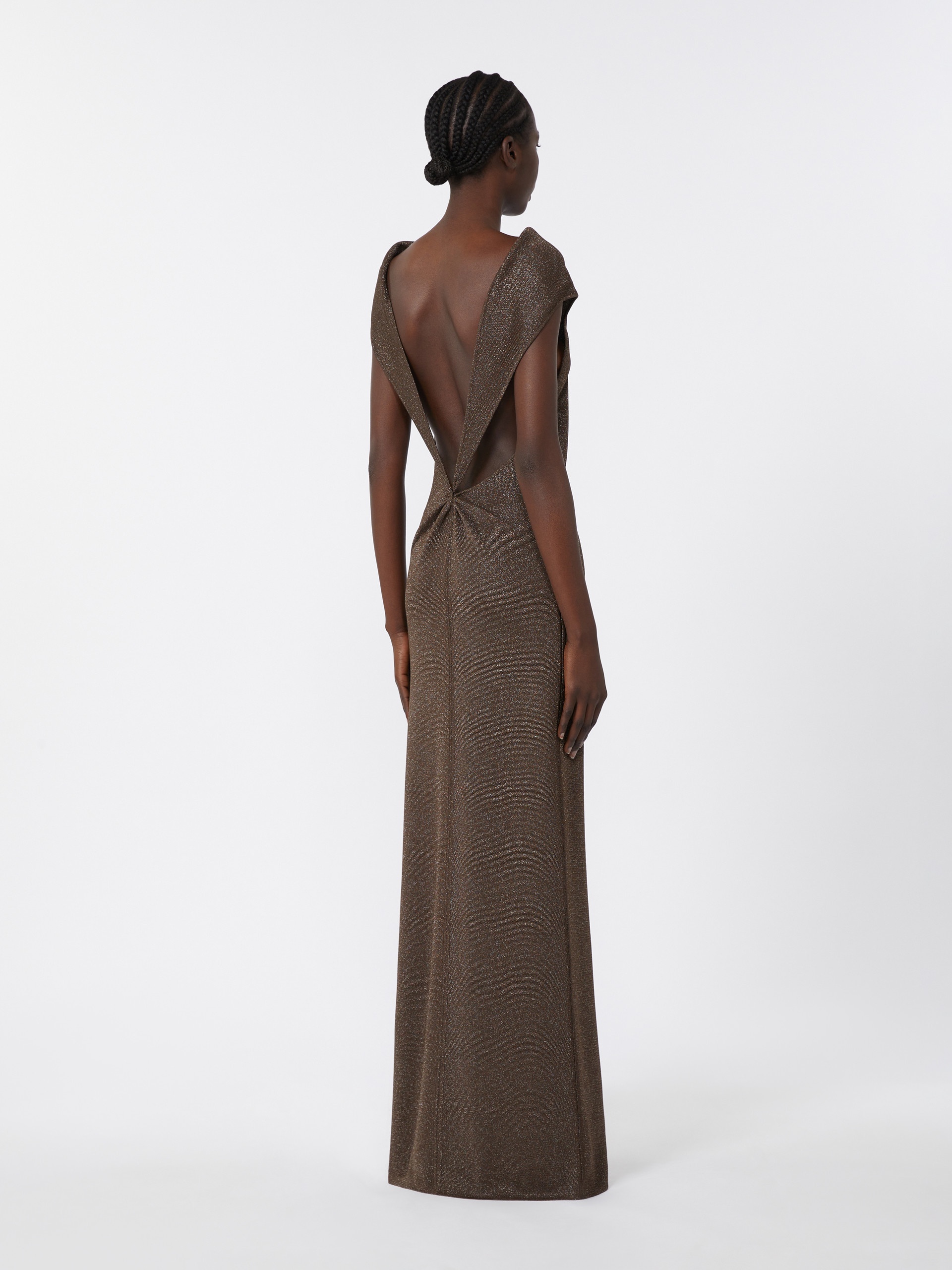 ESCHIMO Viscose and lurex yarn dress - 4