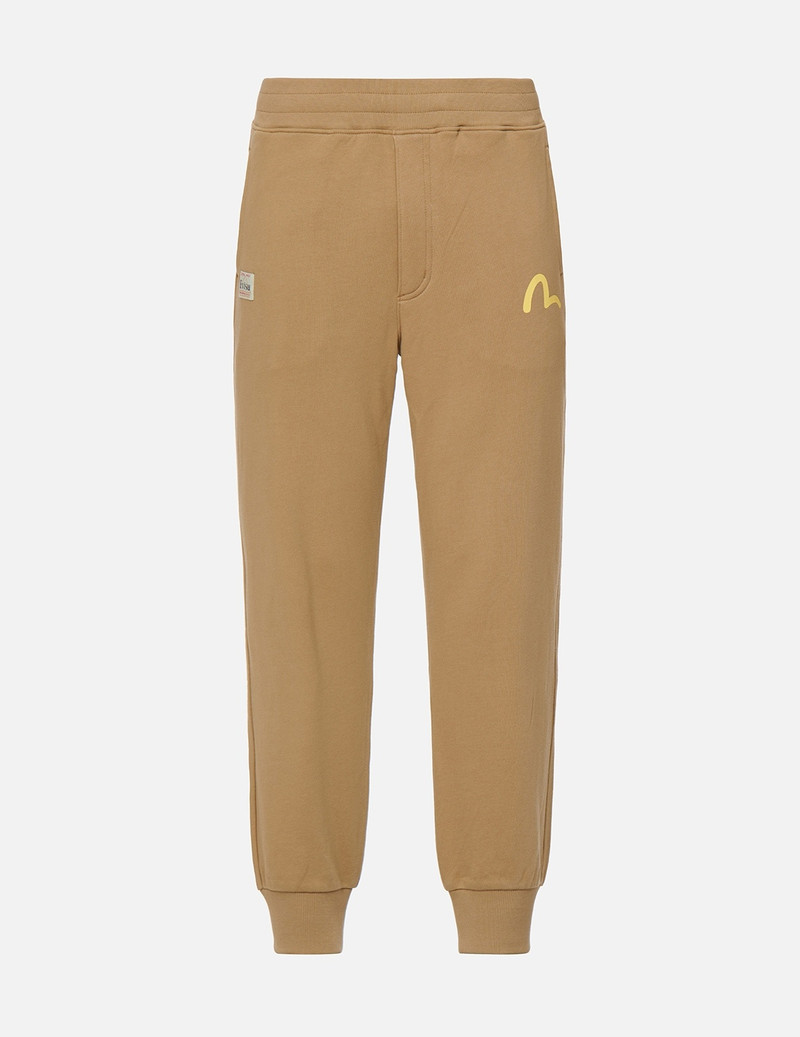 KOMAINU DARUMA PRINT SWEATPANTS 1