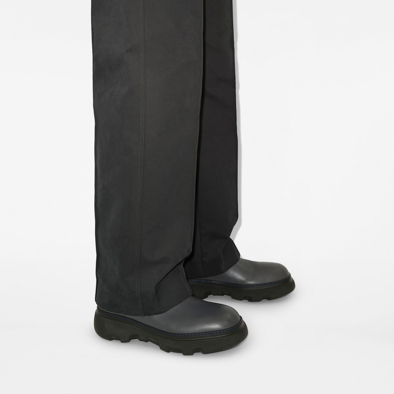 Leather Creeper Low Chelsea Boots 7