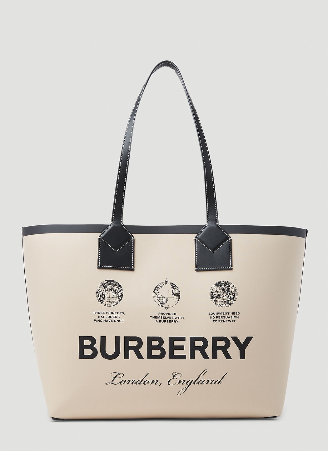 【関税込み】BURBERRY LONDON TOTE BAG Burberry - London tote bag Beige - The Corner