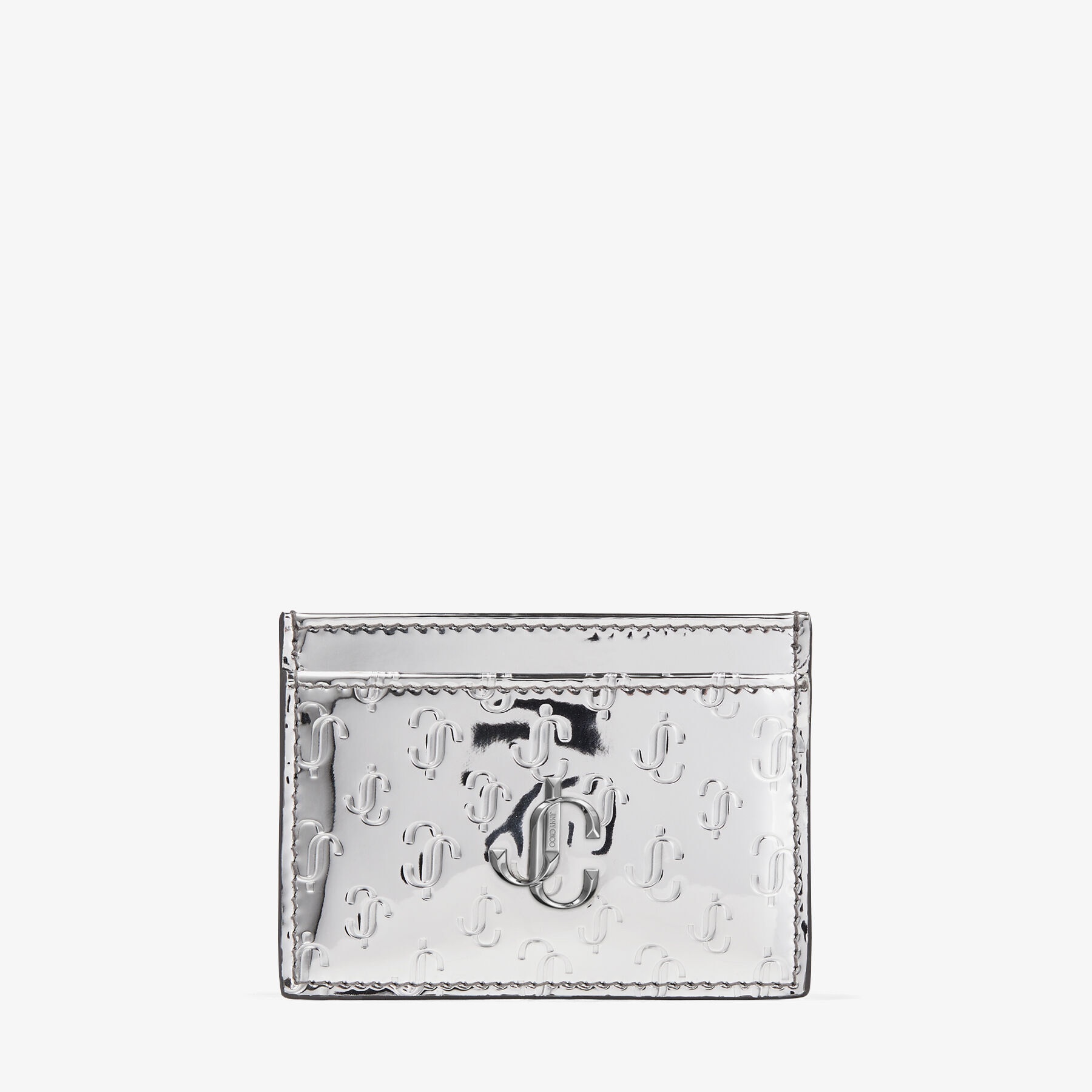 Umika
Silver Metallic Fabric and JC Mirror Fabric Card Holder - 1