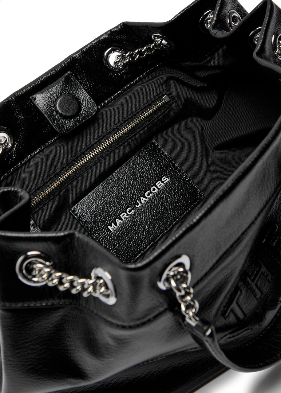 Marc Jacobs The Chain Sack Glossed Leather Tote - 4