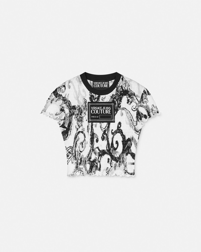 Watercolor Couture Crop Top - 1