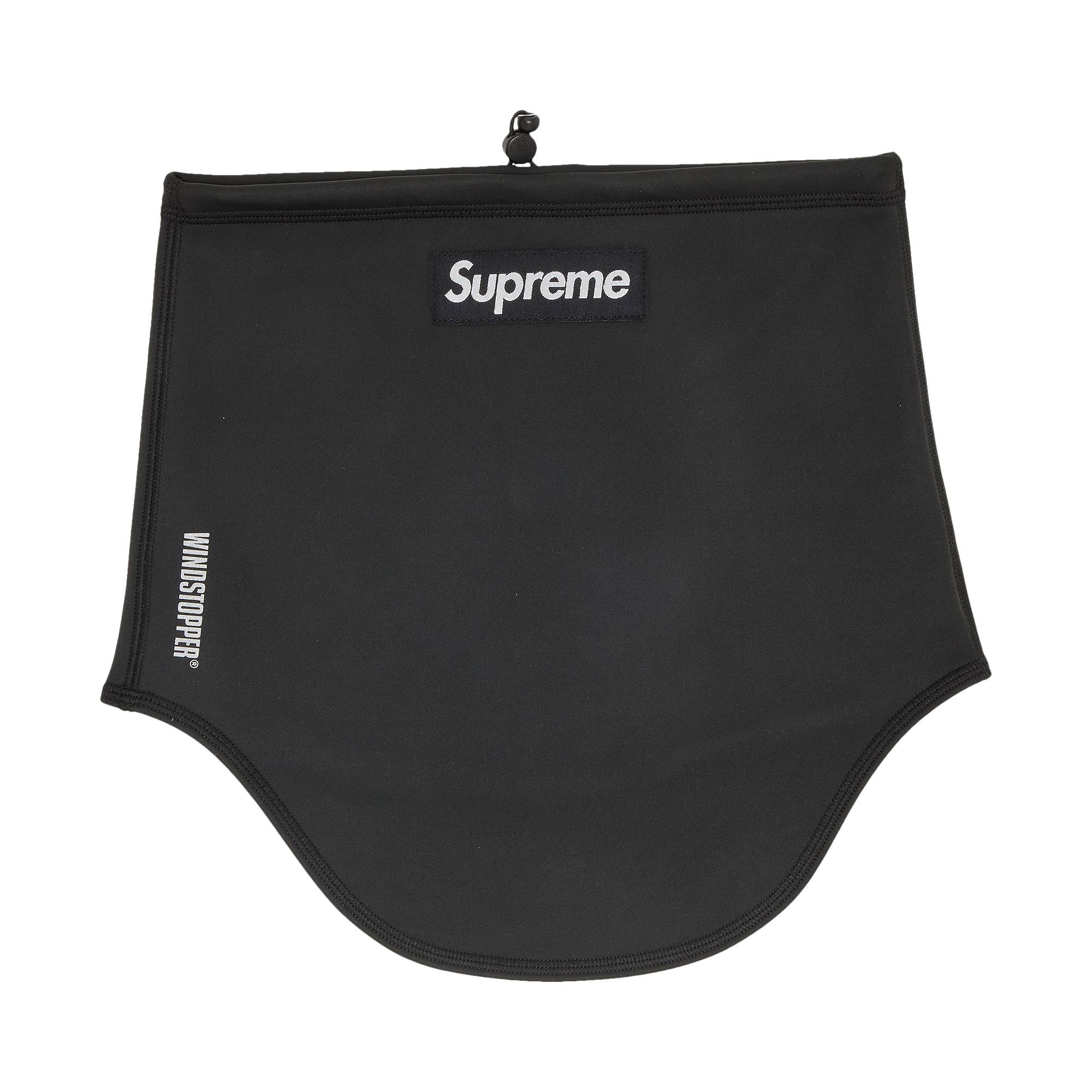 Supreme x WINDSTOPPER Neck Gaiter 'Black' - 1