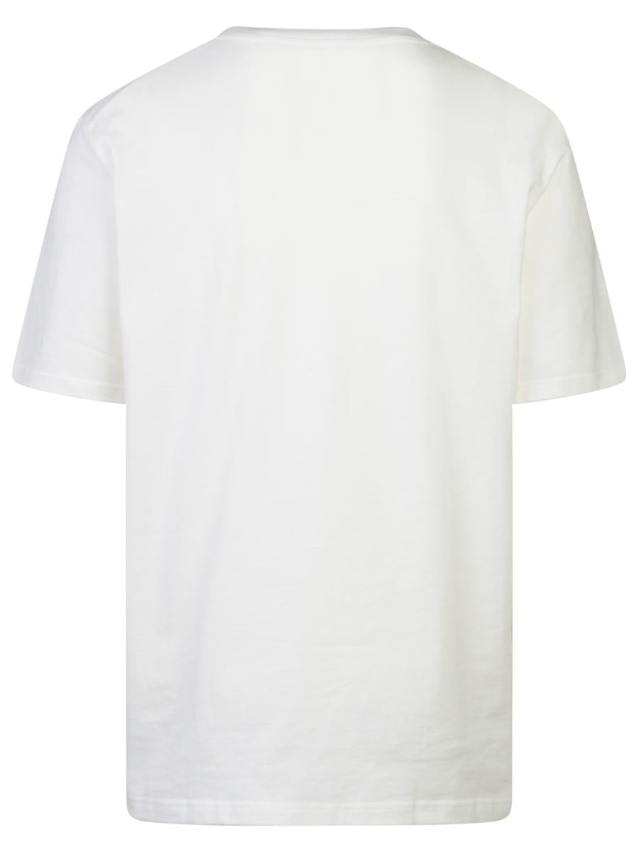 JIL SANDER WHITE COTTON T-SHIRT - 3